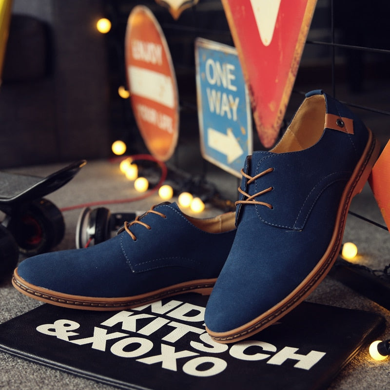 Vincent Oxford Shoes | Classic Suede Oxford Shoes for Men