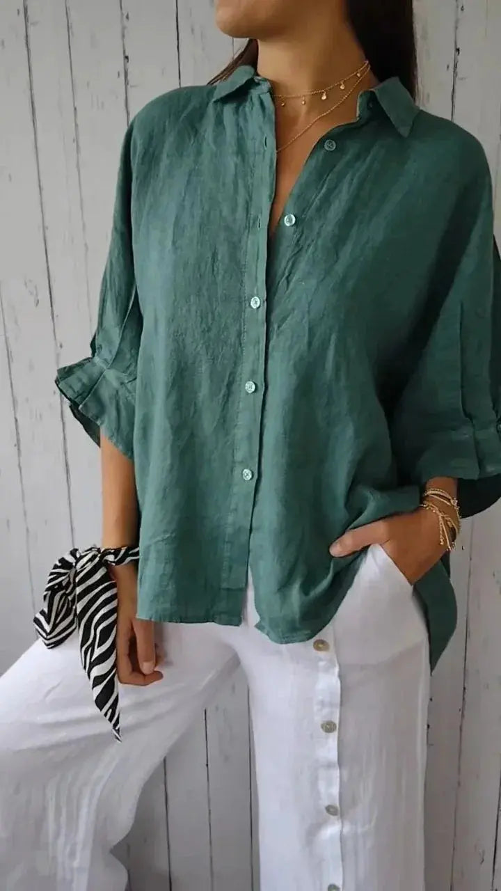 Soraya Blouse | Chic Women's Linen Blouse
