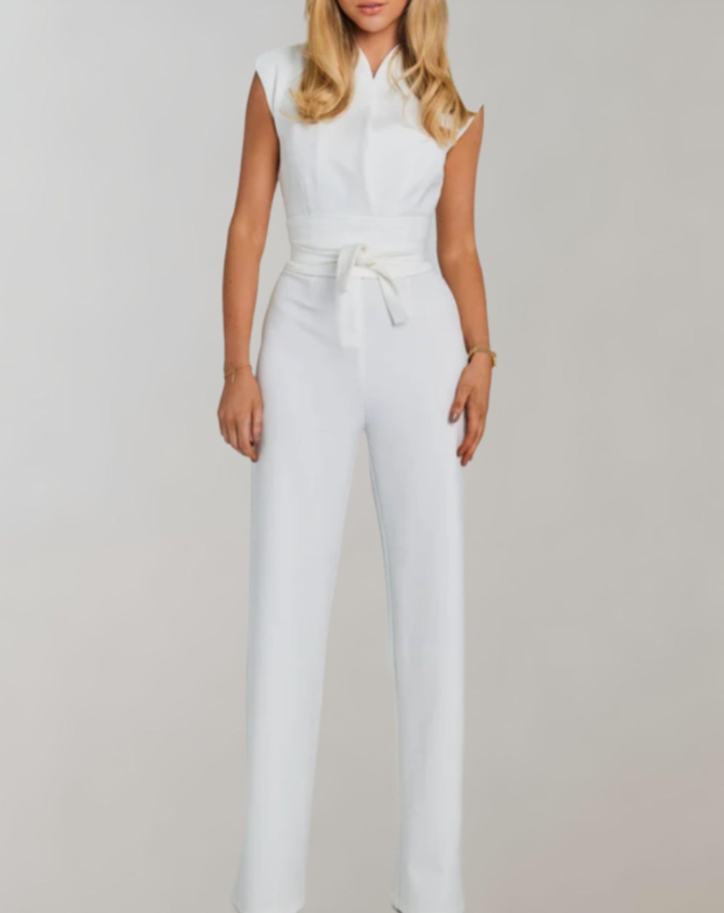 Ulvaine Jumpsuit | Elegant Wide-Leg Jumpsuit with Belt