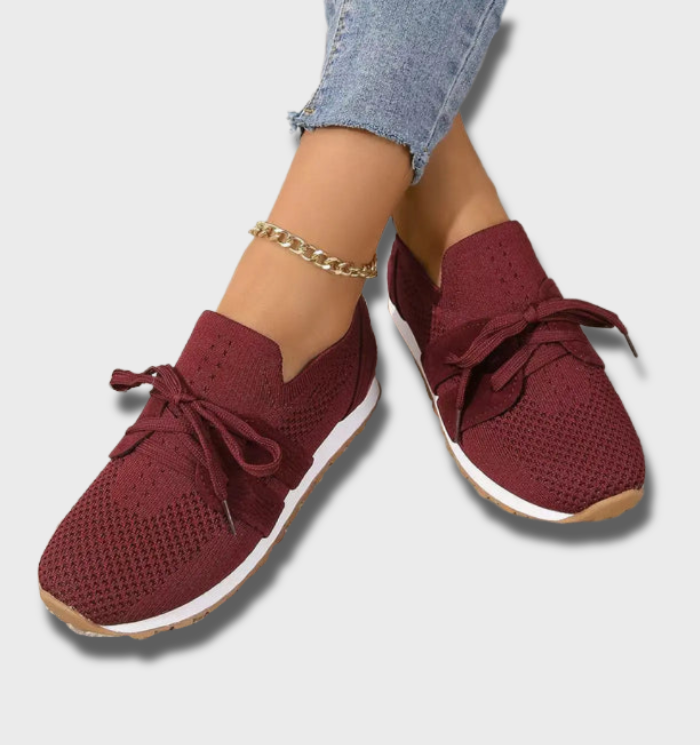 Umaya Shoes | Lace-Up Mesh Shoes for Women