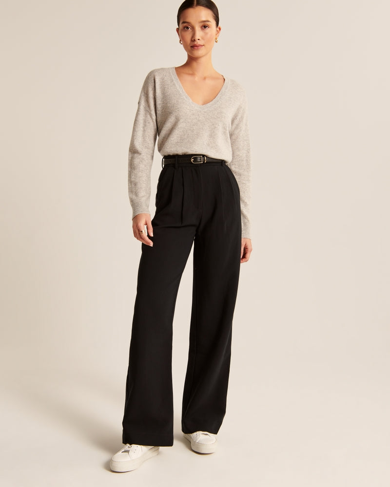 Wynonna Trousers | High-Waist Wide-Leg Trousers for Women