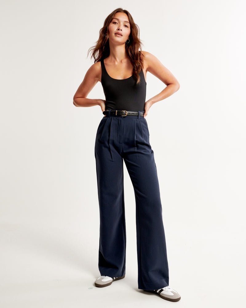 Wynonna Trousers | High-Waist Wide-Leg Trousers for Women