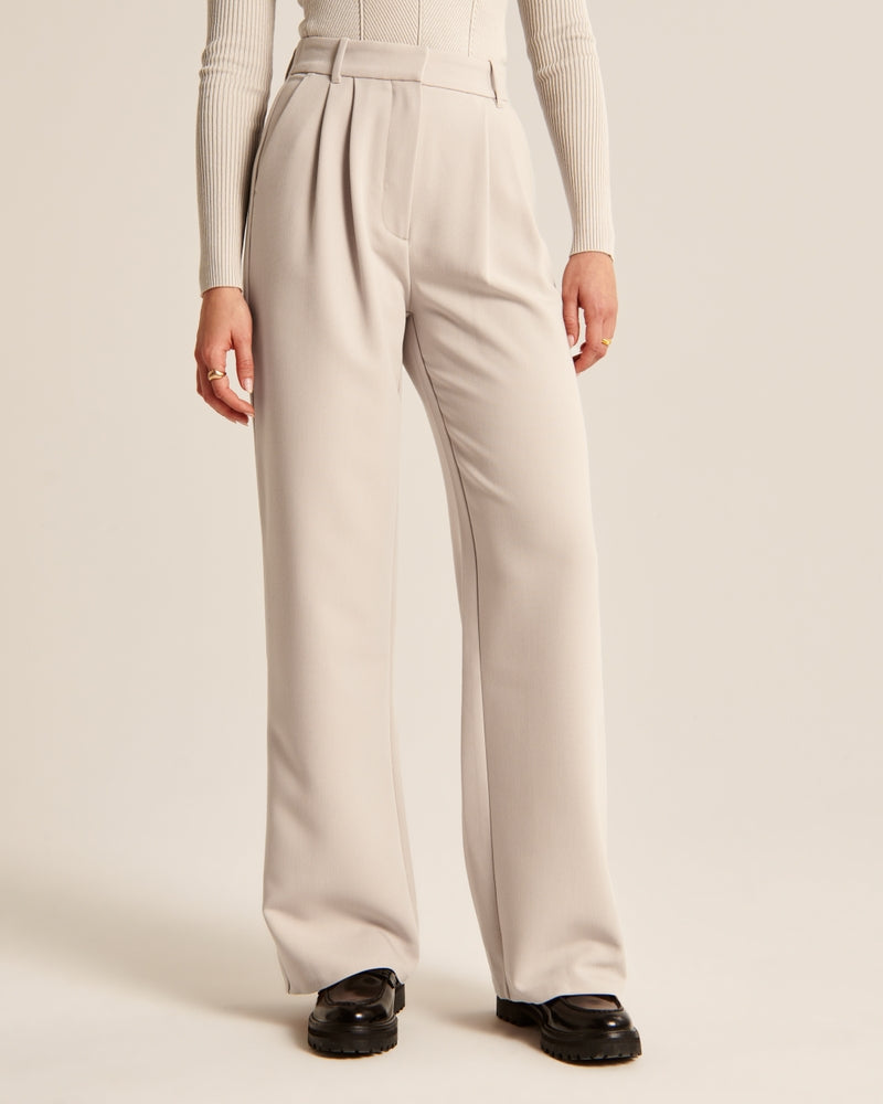 Wynonna Trousers | High-Waist Wide-Leg Trousers for Women