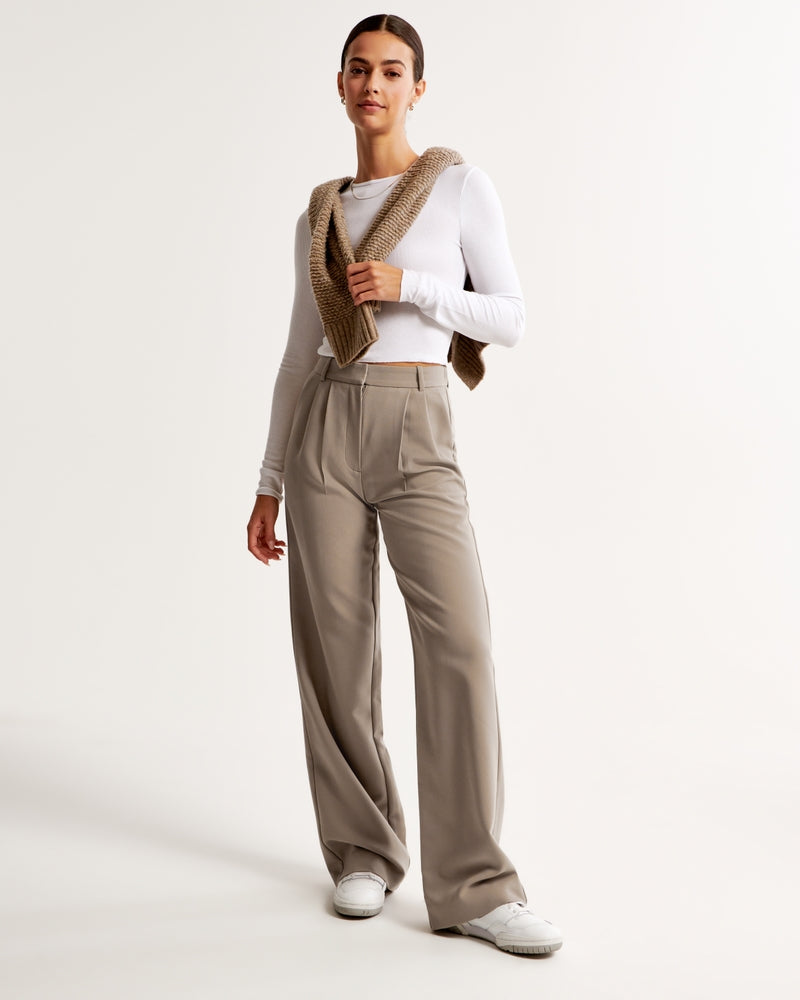 Wynonna Trousers | High-Waist Wide-Leg Trousers for Women