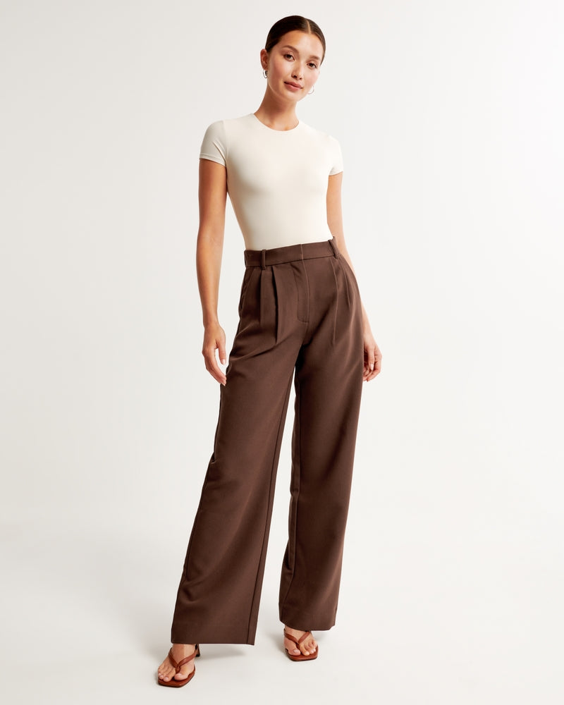 Wynonna Trousers | High-Waist Wide-Leg Trousers for Women