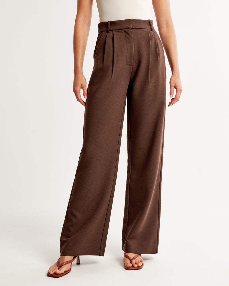 Wynonna Trousers | High-Waist Wide-Leg Trousers for Women