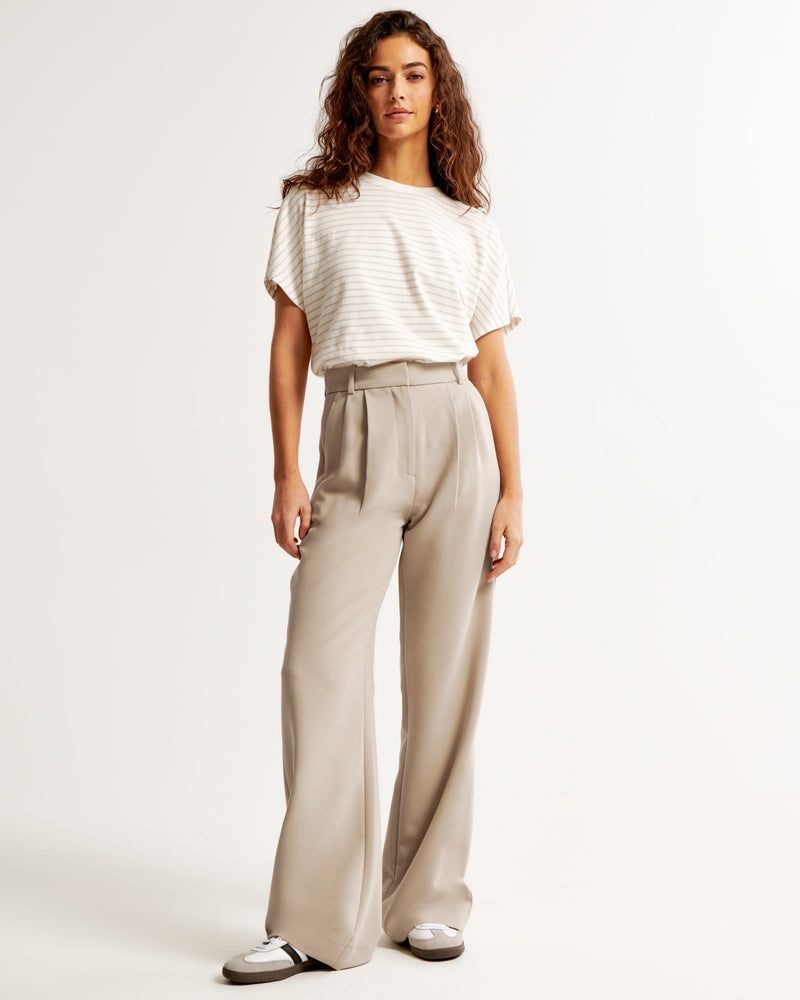 Wynonna Trousers | High-Waist Wide-Leg Trousers for Women