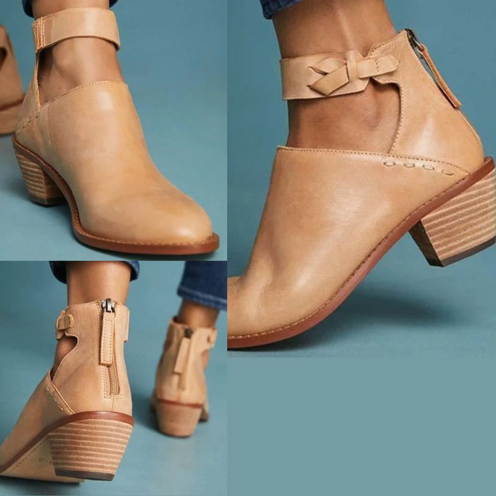 Whitleigh Shoes | Women's Heeled Shoes with Zipper