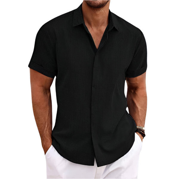 Bindi Shirt | Men’s Summer Polo Shirt with Light Texture and Short Sleeves
