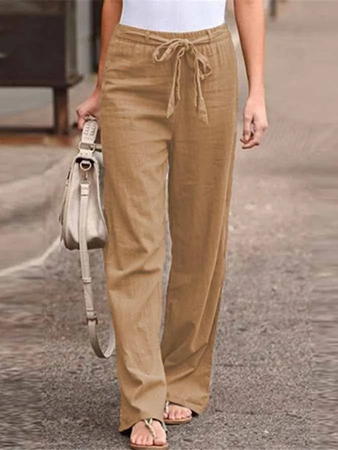 Wenona Trousers | Stylish Linen Trousers for Women