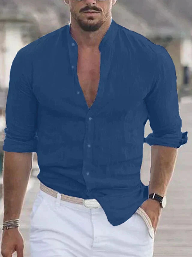 Wylee Shirt | Men’s Lightweight Long-Sleeve Linen Shirt
