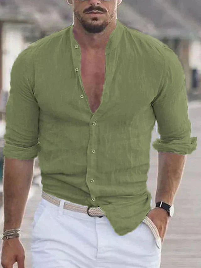 Wylee Shirt | Men’s Lightweight Long-Sleeve Linen Shirt