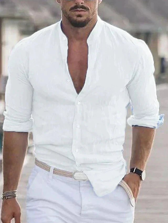 Wylee Shirt | Men’s Lightweight Long-Sleeve Linen Shirt