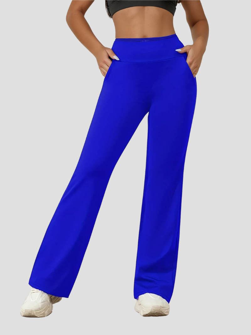 Caraleen Yoga Pants | High-Waisted Flared Workout Pants with Pockets