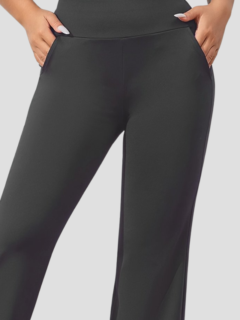 Caraleen Yoga Pants | High-Waisted Flared Workout Pants with Pockets