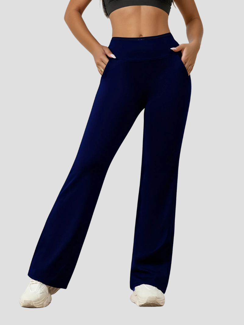 Caraleen Yoga Pants | High-Waisted Flared Workout Pants with Pockets