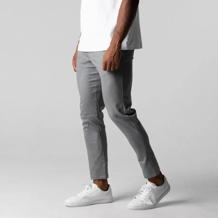 Wess Trousers | Men’s Stretch Skinny Chinos with Elastic Waist
