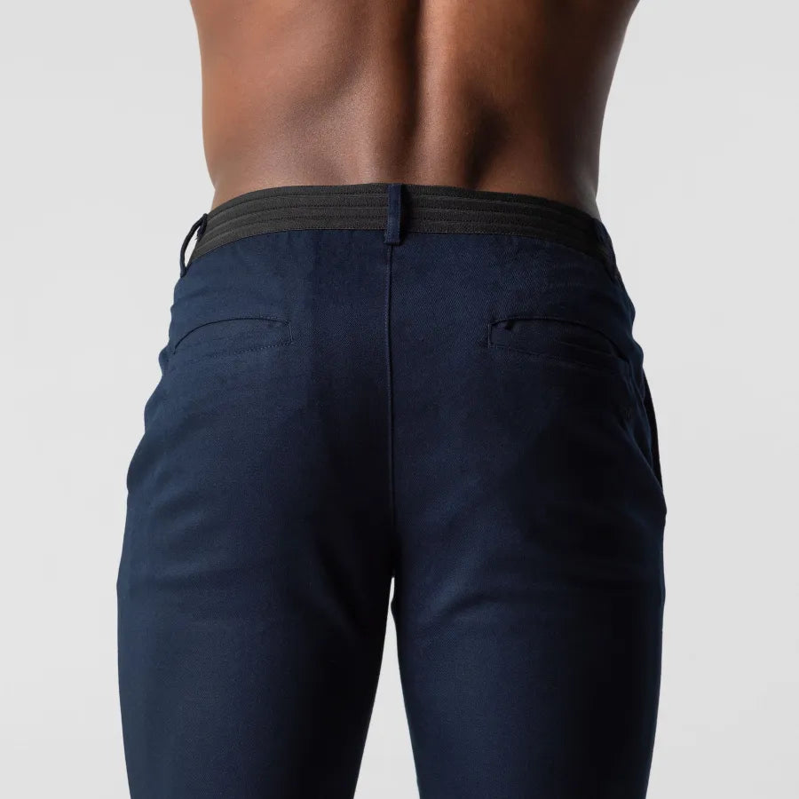 Wess Trousers | Men’s Stretch Skinny Chinos with Elastic Waist
