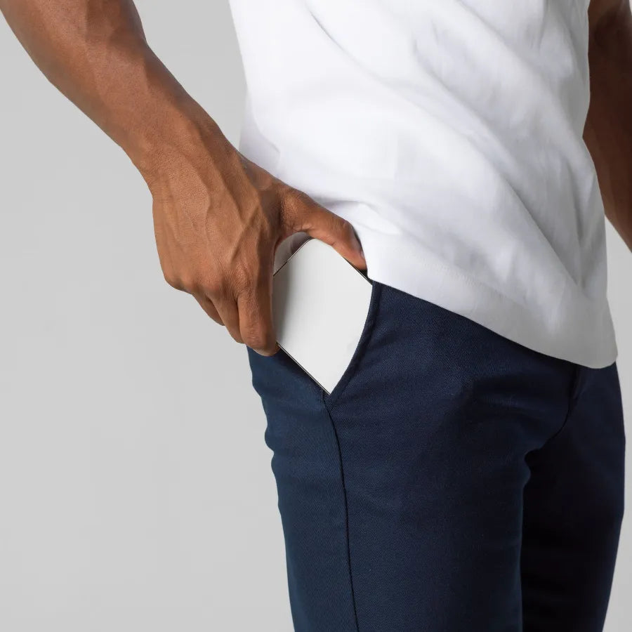 Wess Trousers | Men’s Stretch Skinny Chinos with Elastic Waist