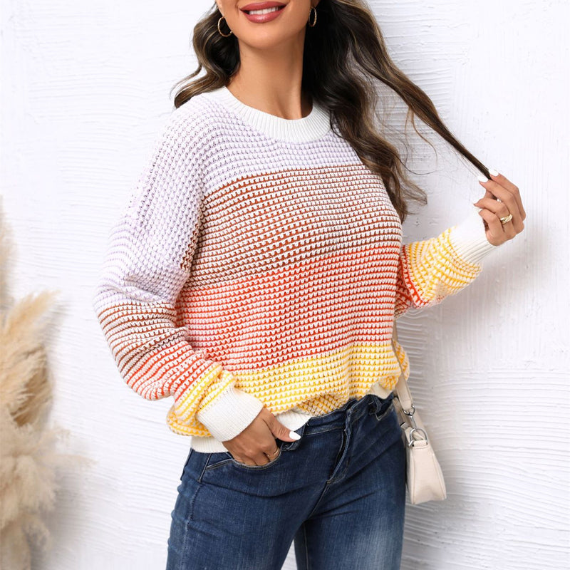 Odile Jumper | Women's Spring Colour Block Knit Jumper
