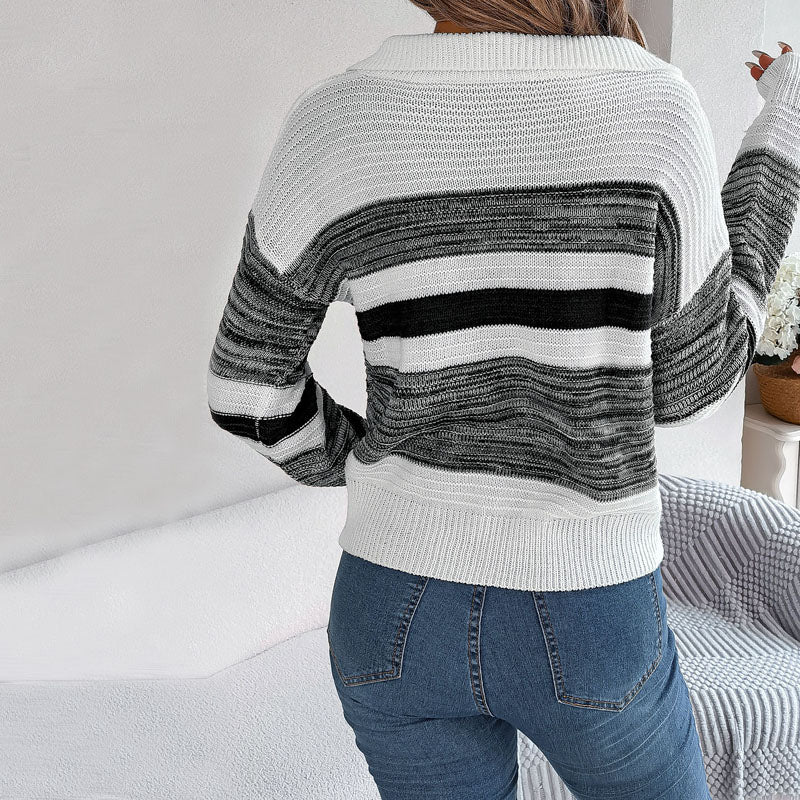 Ophelia Jumper | Women's Winter Striped Knit Jumper