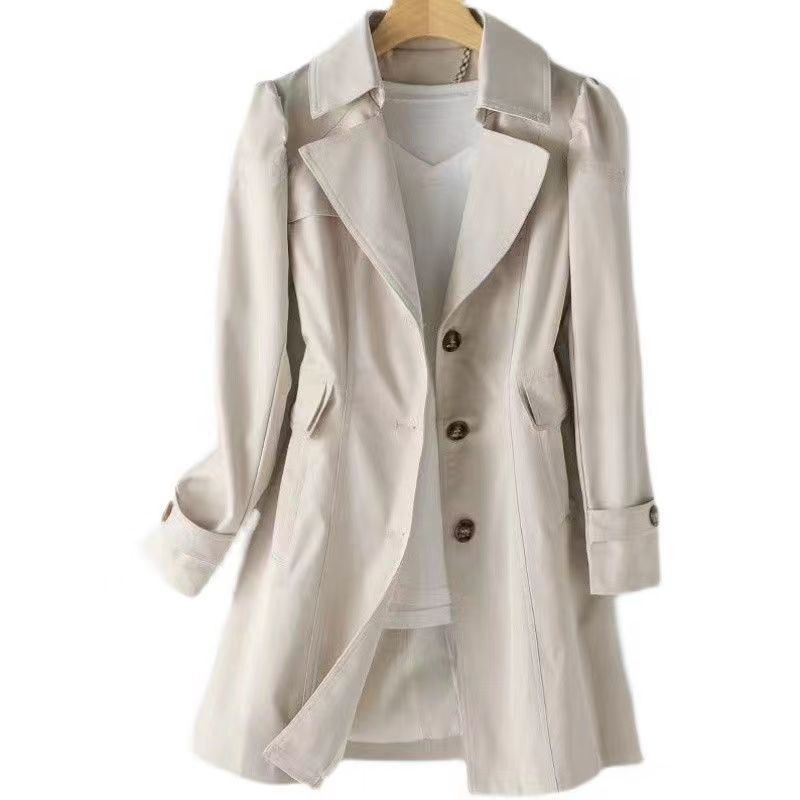 Ella Coat | Stylish Trench Coat with Buttons