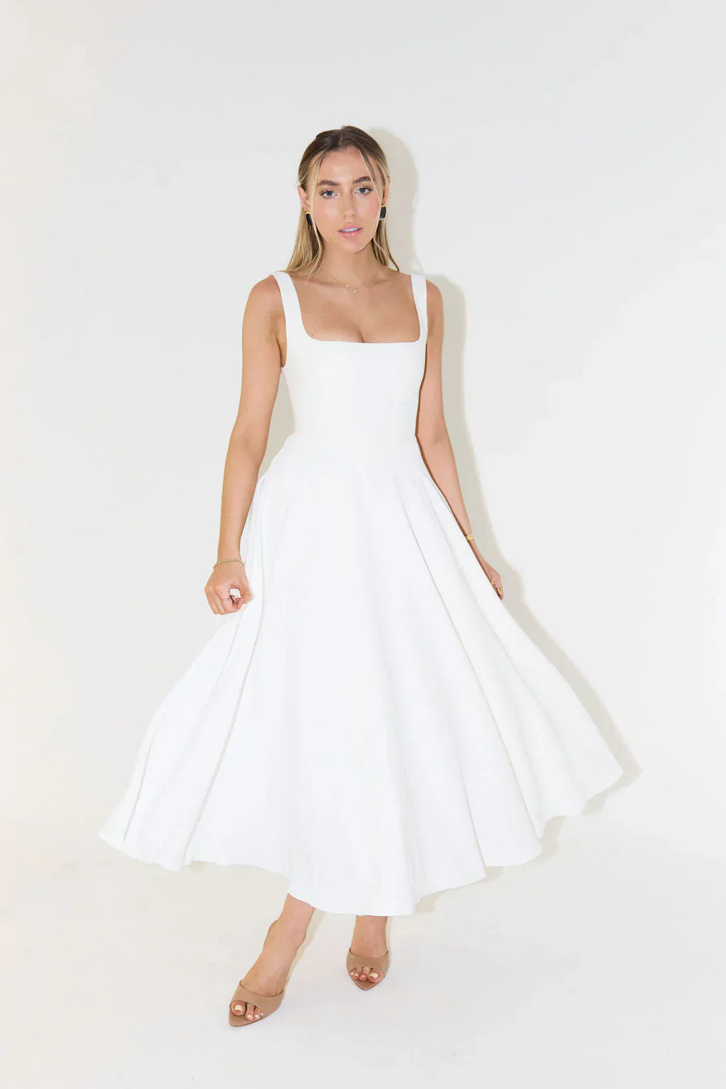 Wafaa Dress | Timeless Midi Dress for Women