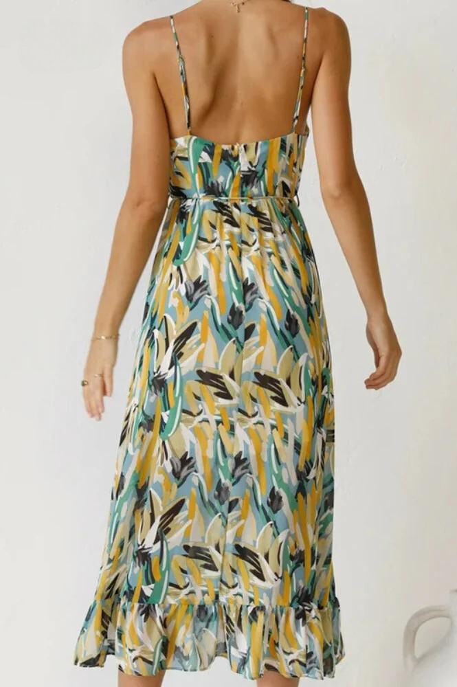 Zaynah Summer Dress | Women’s Colourful Lightweight Flowy Dress for Warm Days
