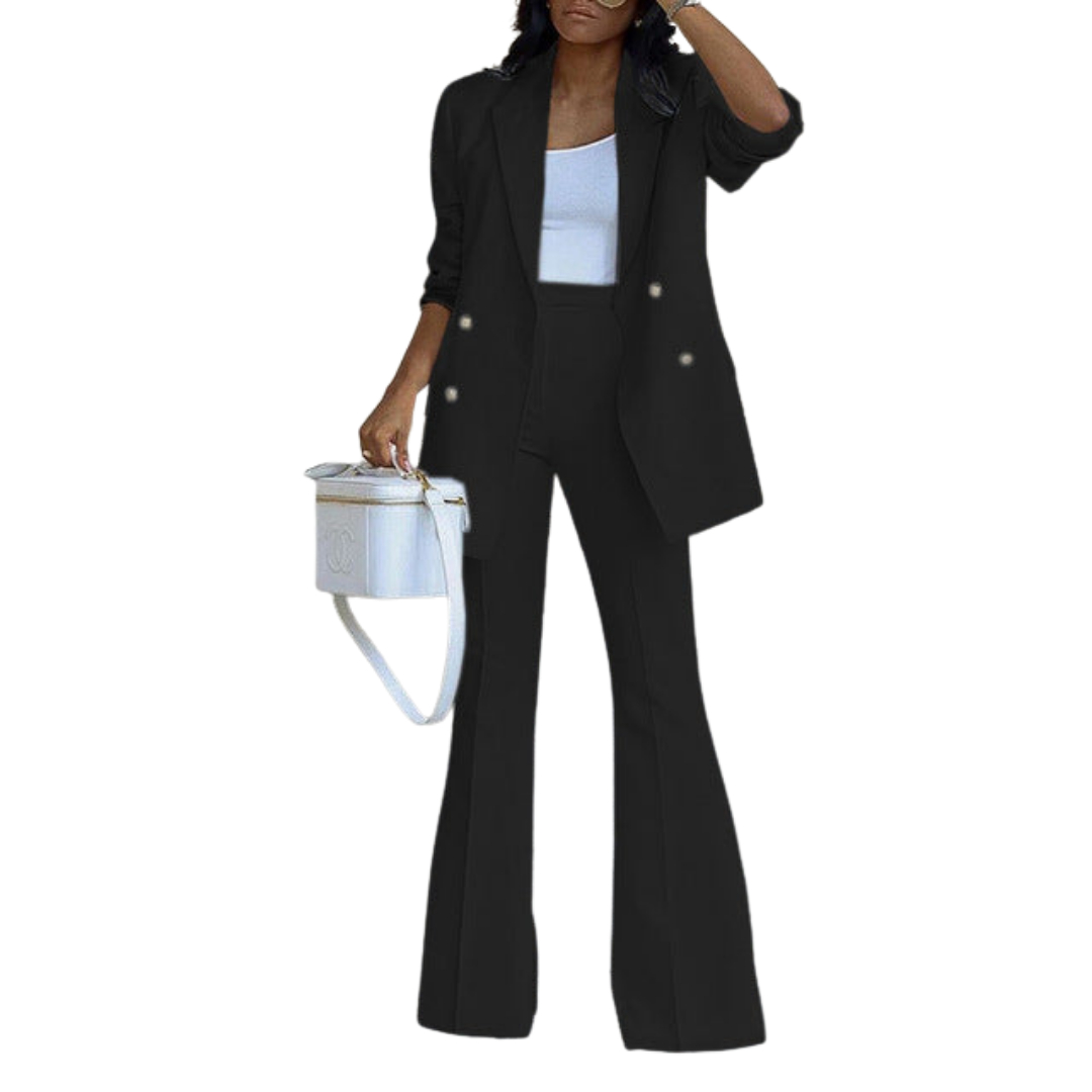 Valesa Blazer Set | Elegant Two-Piece Power Suit