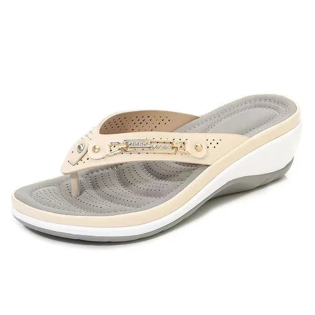 Brooke Shoes | Women’s Comfort Summer Slippers with Soft Cushioned Footbed