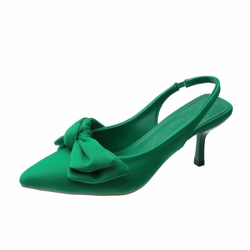 Yulia Pointed Flats | Women’s Backless Slip-On Pointed Toe Shoes