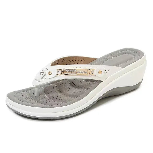 Brooke Shoes | Women’s Comfort Summer Slippers with Soft Cushioned Footbed