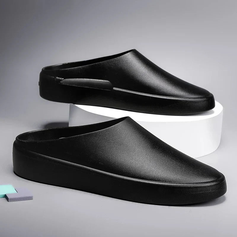 Basil Slippers | Waterproof Men’s Slip-On Slippers with Cushioned Sole for Indoor