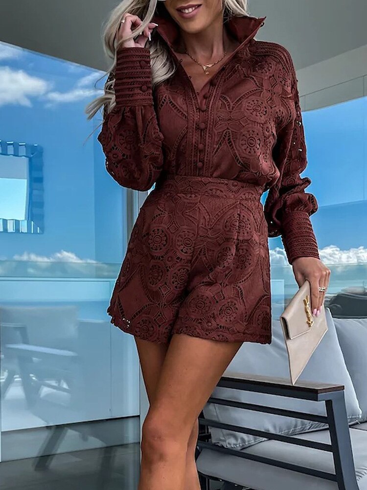 Zaina Summer Set | Women’s Boho Two-Piece Crop Top & Wide-Leg Trousers
