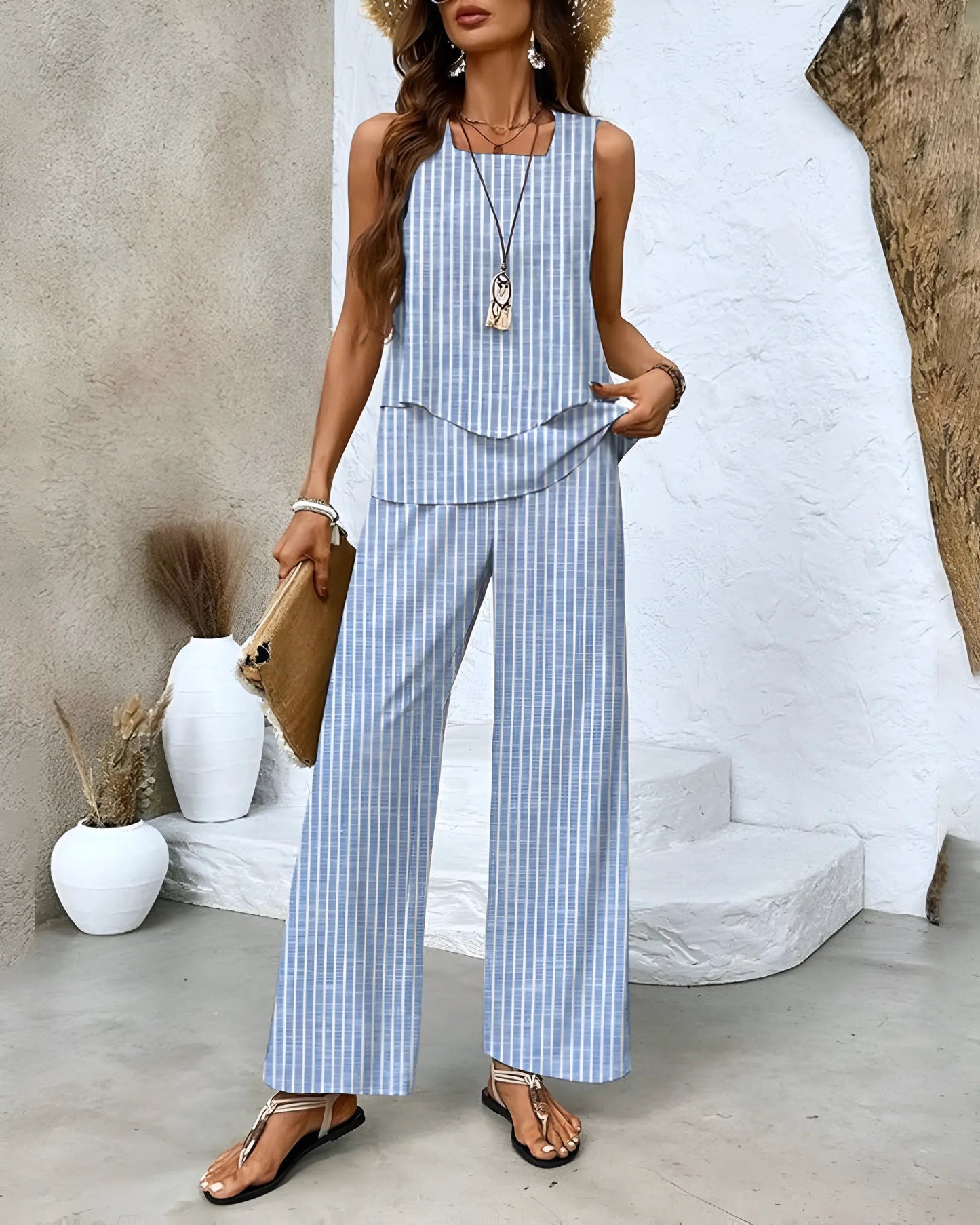 Xamirah Two Piece Set | Chic Lightweight Summer Co-ord for Women