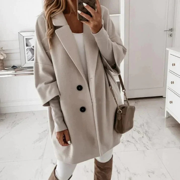Elle Coat | Modern Warm Coat