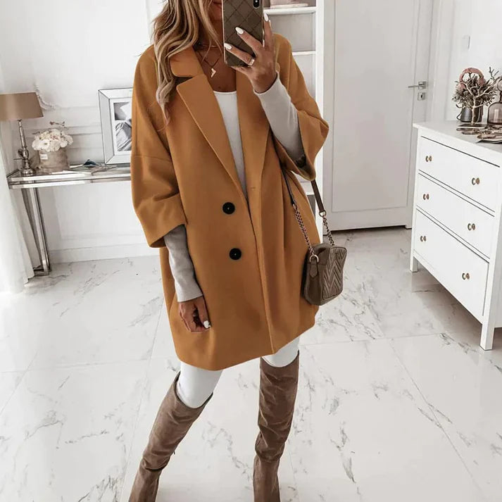 Elle Coat | Modern Warm Coat