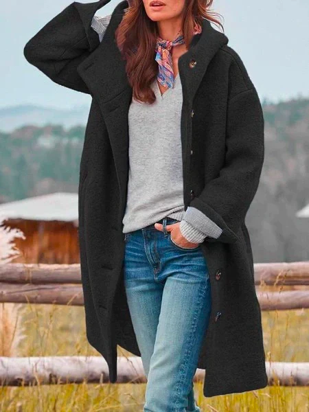 Eula Coat | Oversized Wool Long Coat