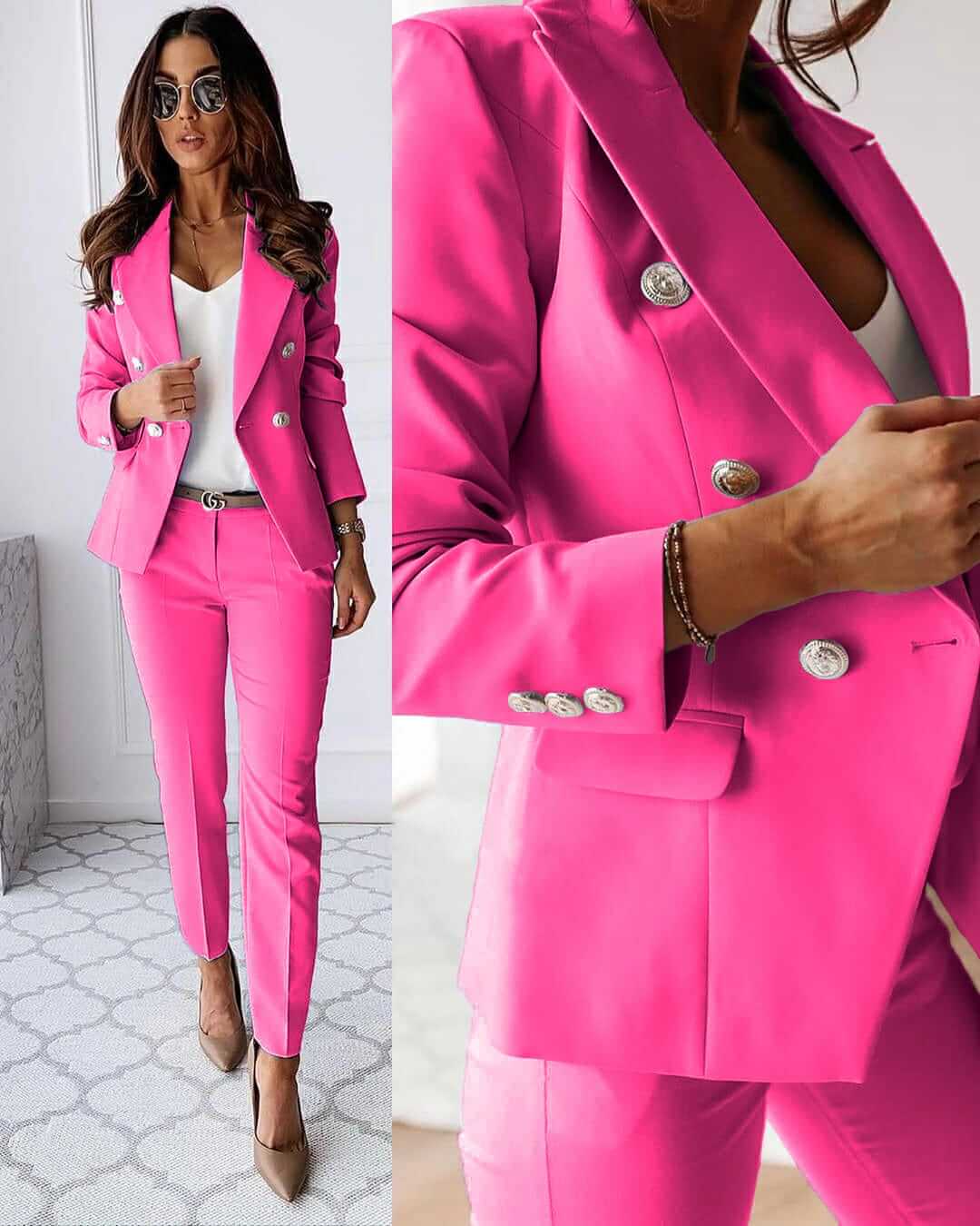 Wyette Suit | Elegant 2-Piece Women's Suit with Blazer & Trousers