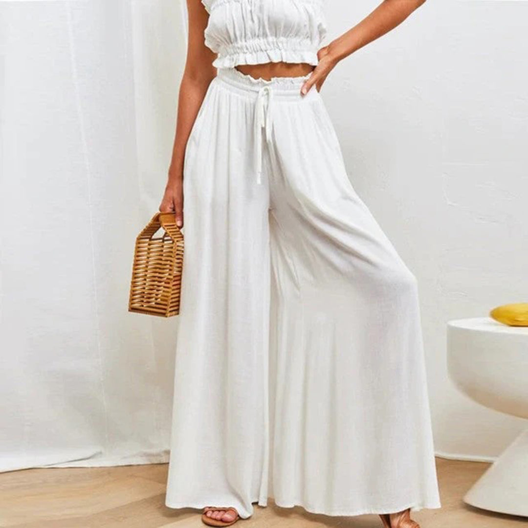 Wrenna Trousers | Soft Linen Trousers for Women