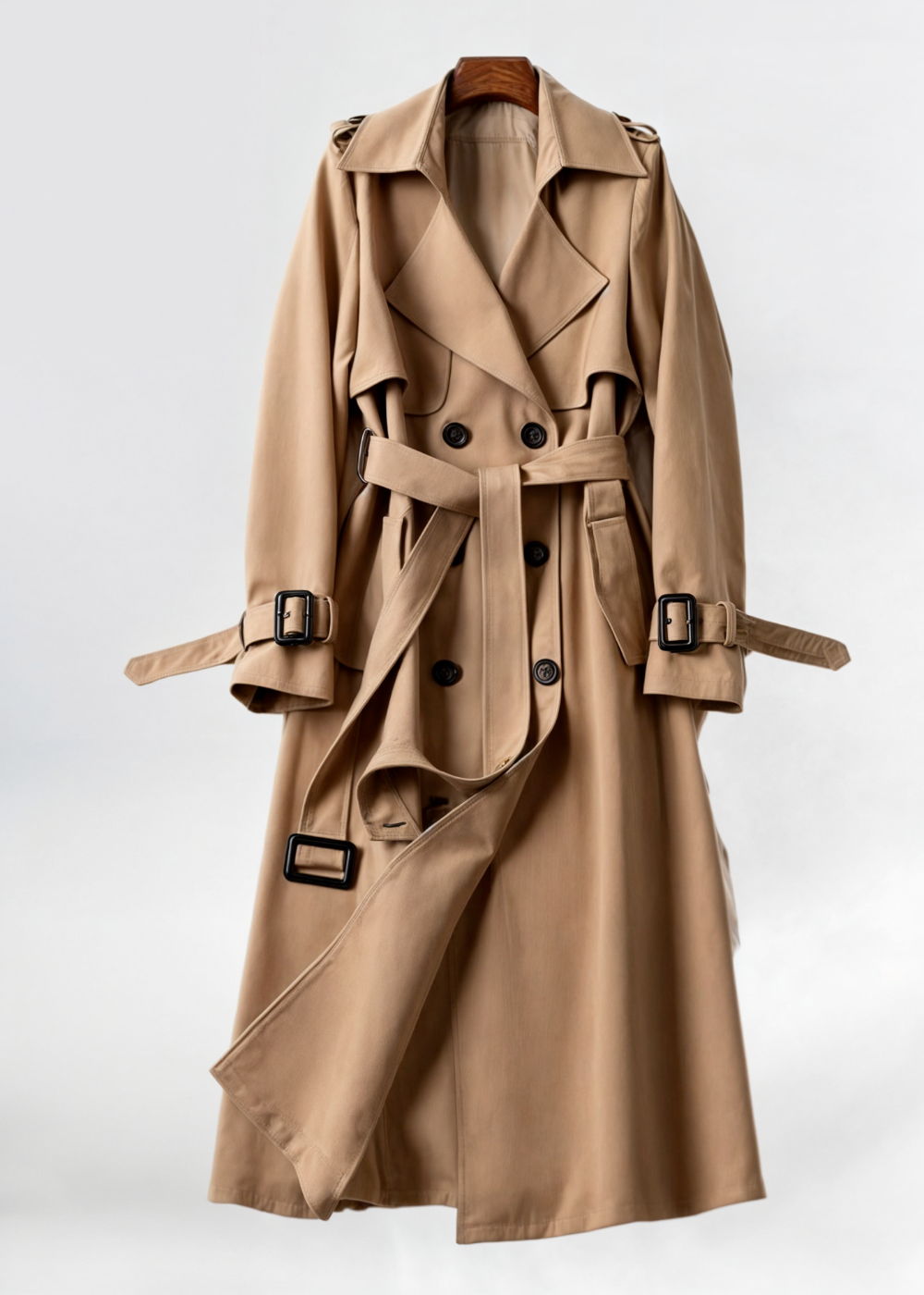 Raegan Trench Coat | Women's Autumn Classic Double-Breasted Trench Coat