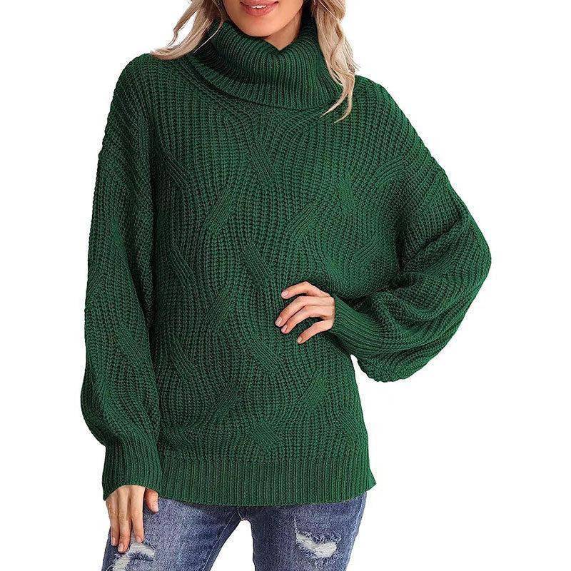Philly Jumper | Women's Winter Cable Knit Turtleneck Jumper