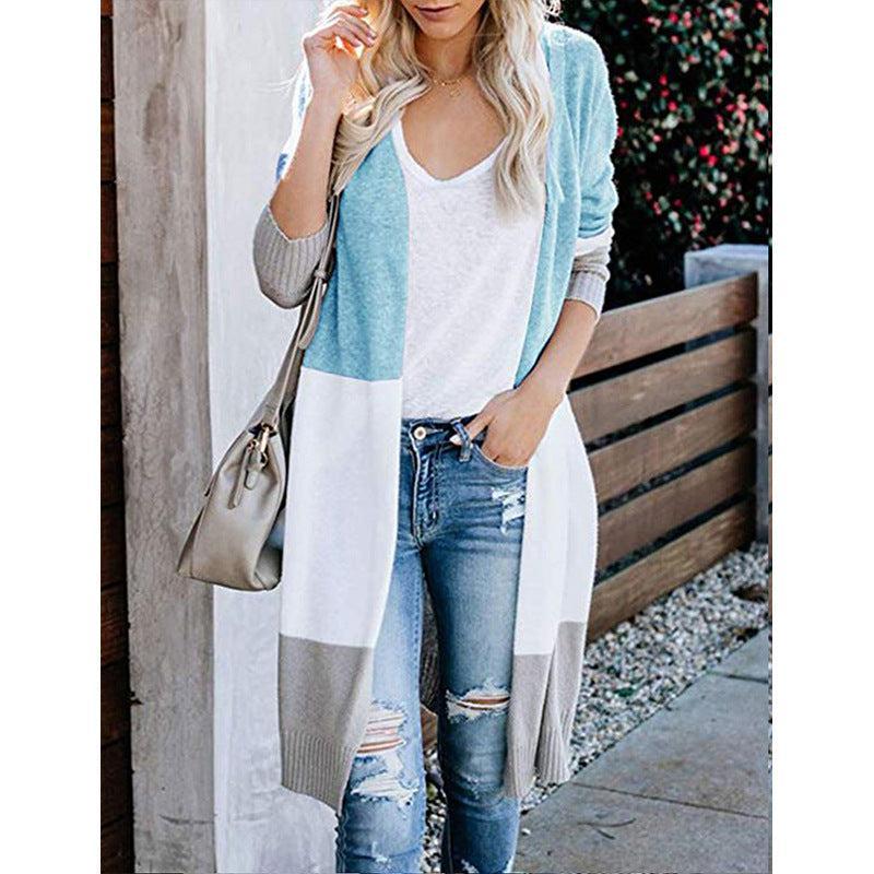 Paola Cardigan | Women's Spring Colour Block Open Front Knit Cardigan