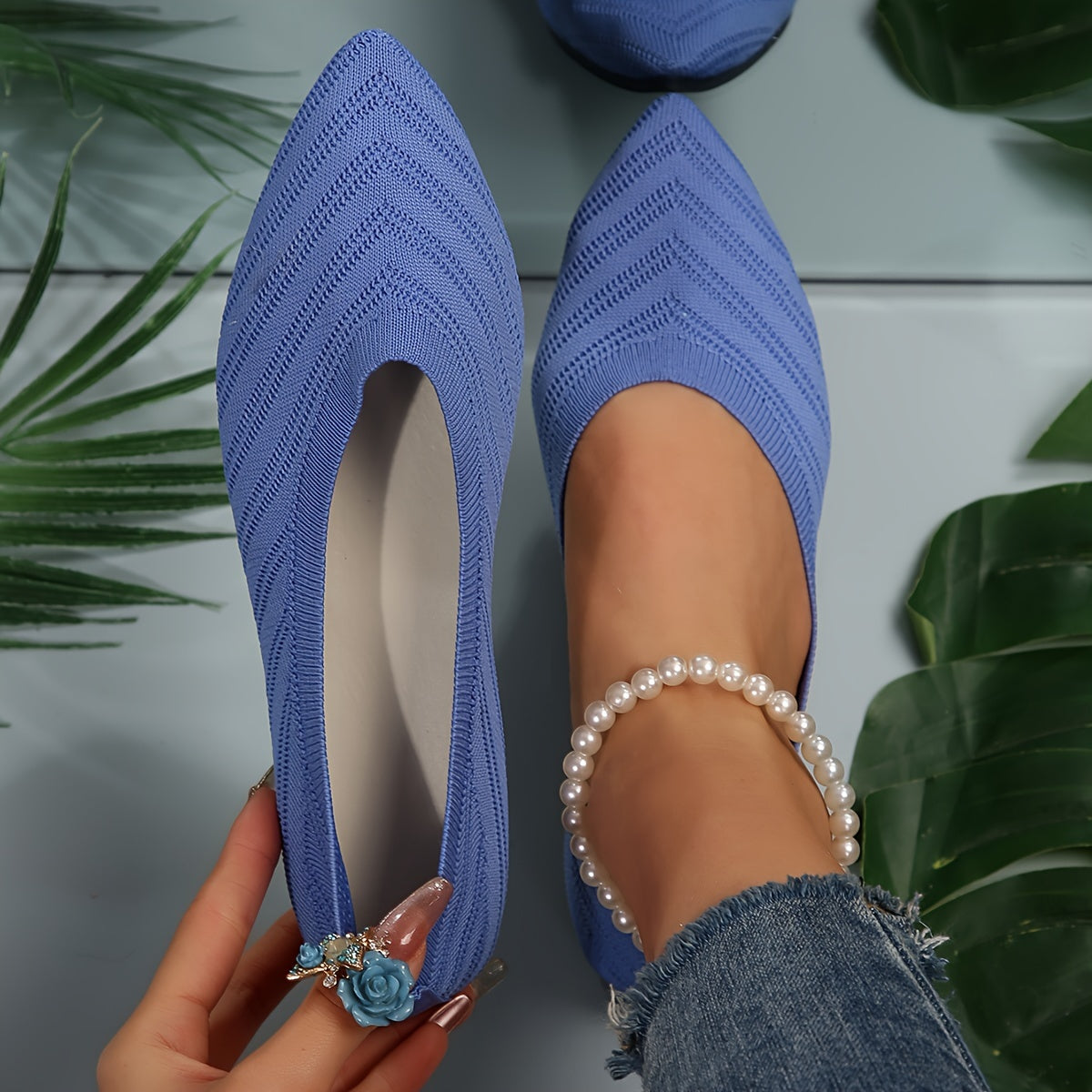 Dacirelle Flats | Pointed-Toe Ballerina Flats with Elegant Design and Comfortable Fit