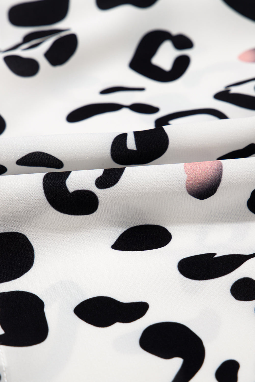 Ximena Maxi Dress | White Leopard Print Loose Fit Dress