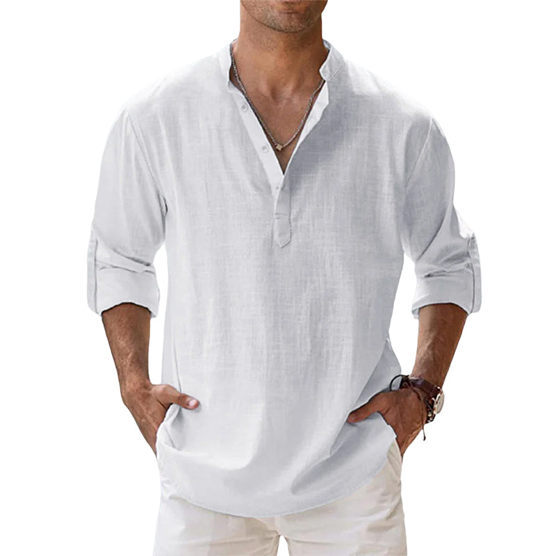 Gervais Shirt | Men's Long-Sleeve Lightweight Linen Shirt