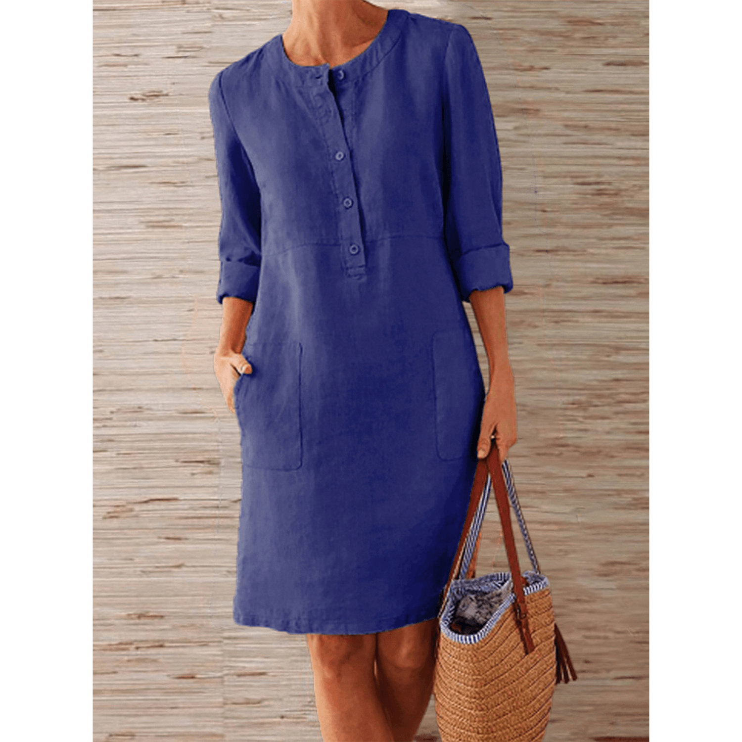Wallis Dress | Cotton Short-Sleeve Dress for Women