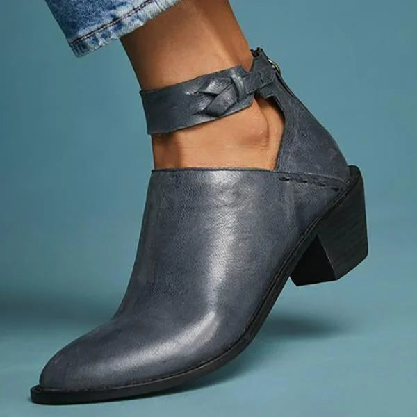 Whitleigh Shoes | Women's Heeled Shoes with Zipper
