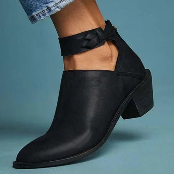 Whitleigh Shoes | Women's Heeled Shoes with Zipper