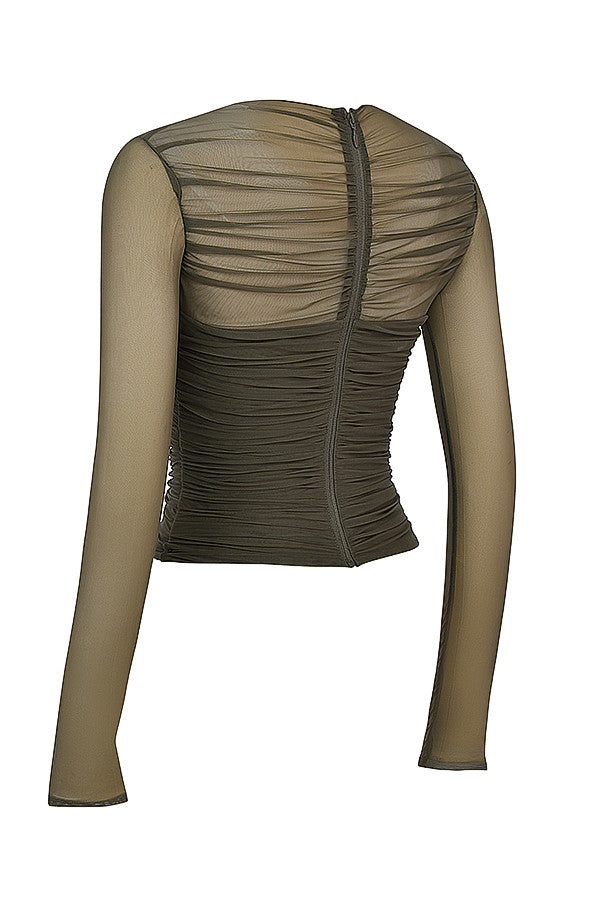 Bee Top | Layered Corset-Style Top for Women with Structured Fit and Ruffle Details